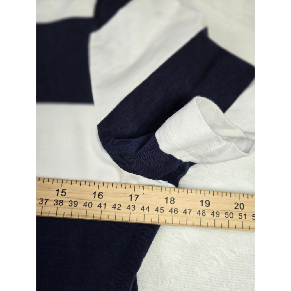 Boden Navy White Striped Cotton T-Shirt Dress US 4R Nautical Coastal - Picture 3 of 7